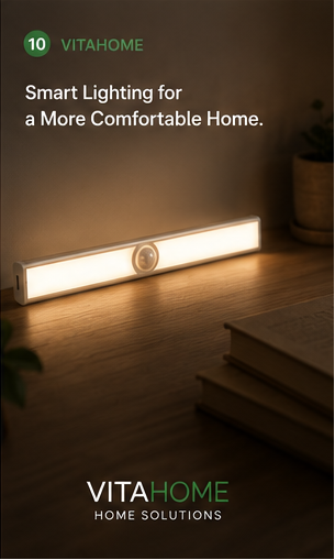 Barra de Luz LED com Sensor de Movimento